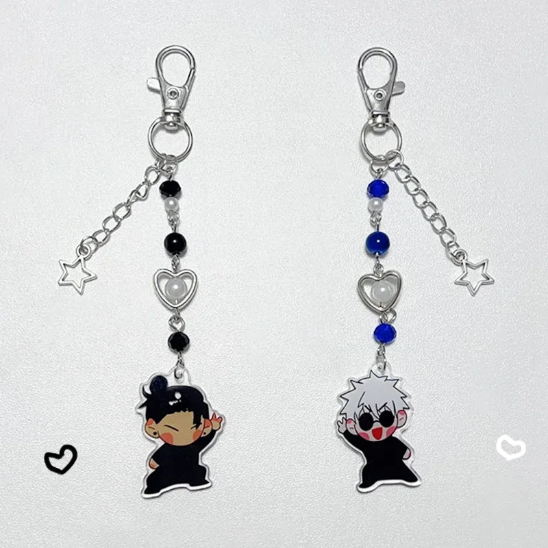 Gojo and Geto Mini Keychain