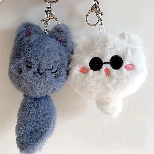 Gojo/Geto cat pendent keychain
